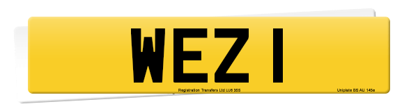 Registration number WEZ 1